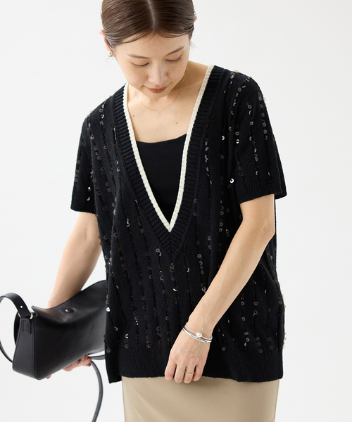IENA ベスト　ジレ IENA - 25ss IENA ラペルドショートジレ 25010900442010 イエナ