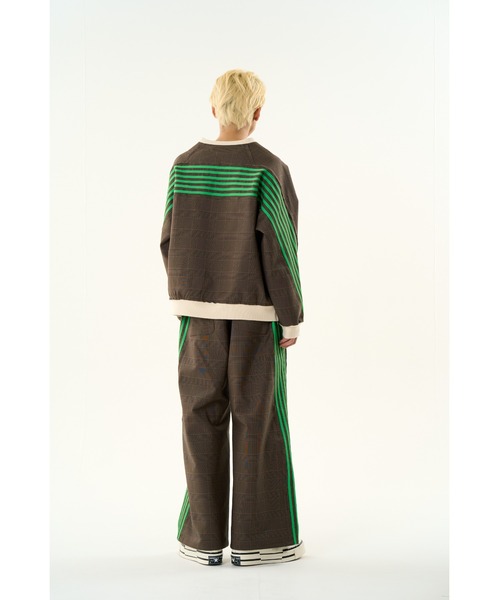 BADBLOOD ♥ Contrast check track pants /追跡付 BADBLOOD ♥ Contrast check track pants /追跡付 (BADBLOOD