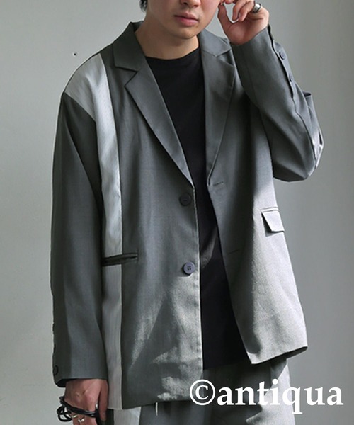 antiqua（アンティカ） ジャケット テーラードジャケット 切り替え