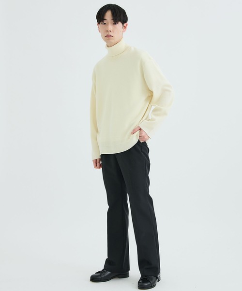 「WRAPINKNOT」 タートルネックニット 2 グリーン メンズ_画像2