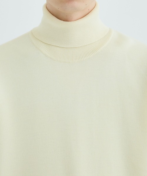 「WRAPINKNOT」 タートルネックニット 2 グリーン メンズ_画像6
