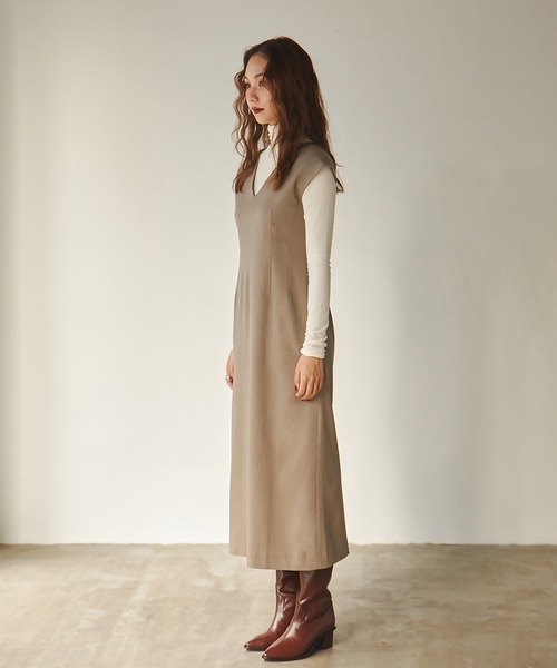 「RANDEBOO」 長袖カットソー FREE テラコッタ レディース_画像3