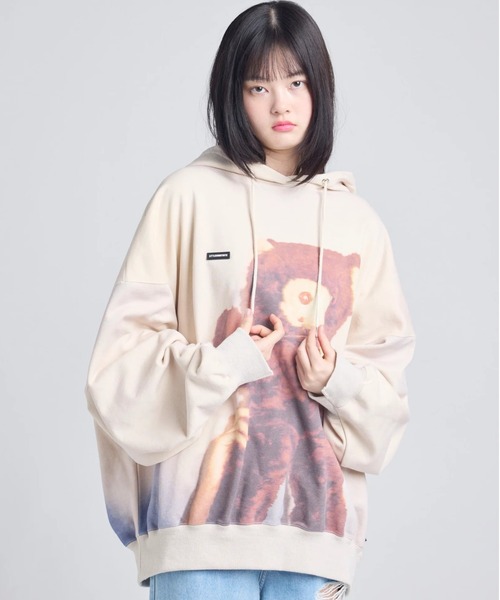 パーカー littlesunnybite/リトルサニーバイト/bear hoodie レディース メンズ