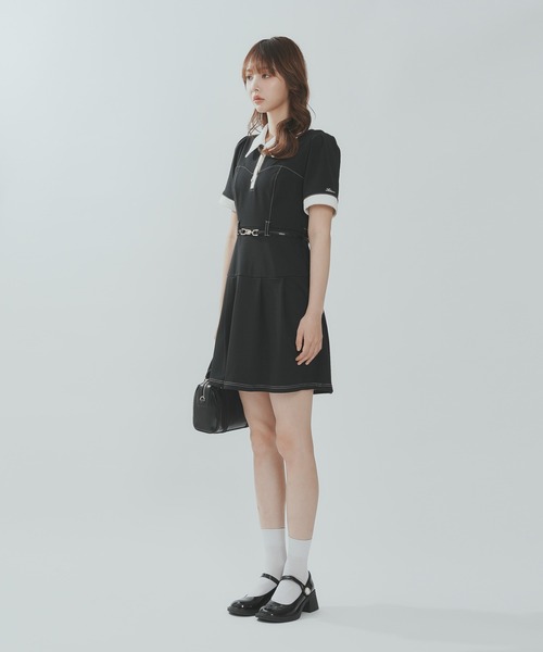 Lallana ワンピース レトロクラシックポロワンピース / Retro