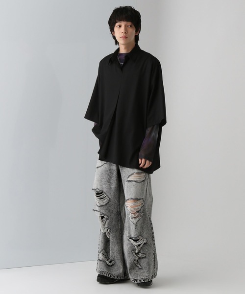 HARE｜ワイドダメージデニムパンツ | Rakuten Fashion(楽天