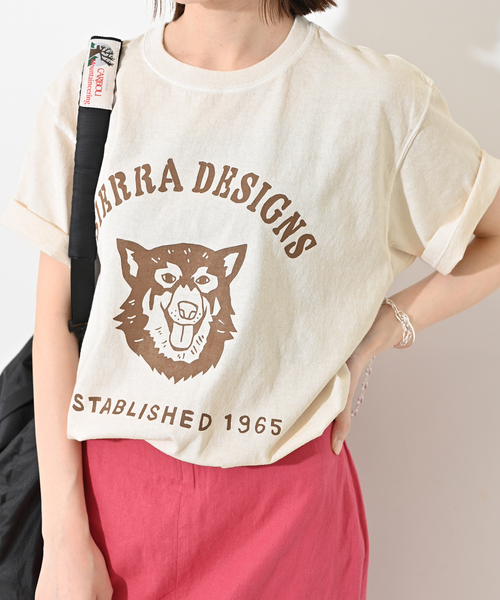 tシャツ Sierra Designs/シエラデザインズ SLOBE別注 DOG TEE レディース