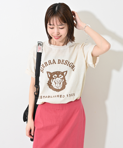 tシャツ Sierra Designs/シエラデザインズ SLOBE別注 DOG TEE レディース SIERRA DESIGNS tシャツ Sierra Designs/シエラデザインズ SLOBE