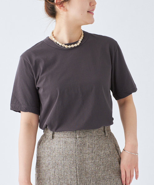 IENA｜ATON/エイトン 別注 FRESCA SINGLE JERSEY Tシャツ