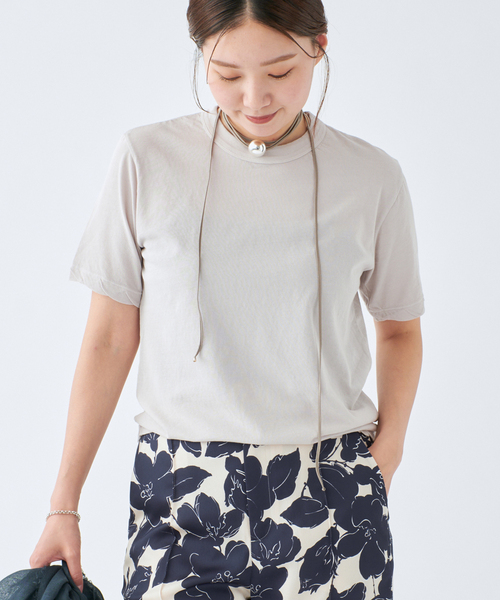IENA tシャツ ATON/エイトン 別注 FRESCA SINGLE JERSEY Tシャツ