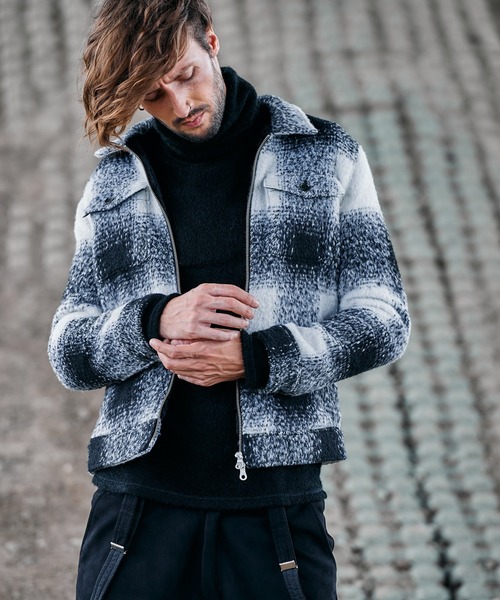 「NO ID.」 ブルゾン 1 ブラック メンズ_画像3