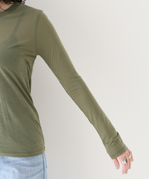 「Plage」 長袖ブラウス FREE カーキ レディース plage（プラージュ）の「Army シャツ◇（シャツ/ブラウス）」 - WEAR