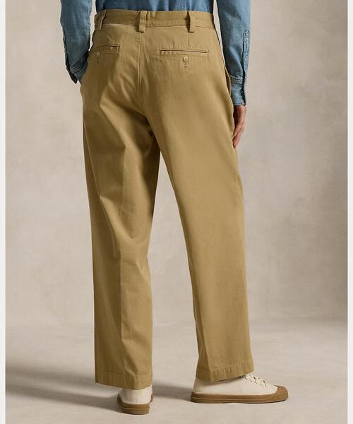■POLO RALPH LAUREN■コットン バレルレッグパンツ □POLO RALPH LAUREN□コットン バレルレッグパンツ (POLO RALPH
