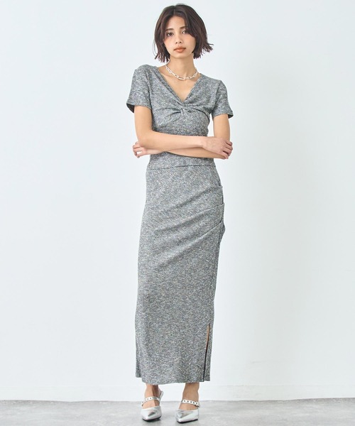 ANAP（アナップ） セットアップ ワンピース風 リブ Tシャツ ロング