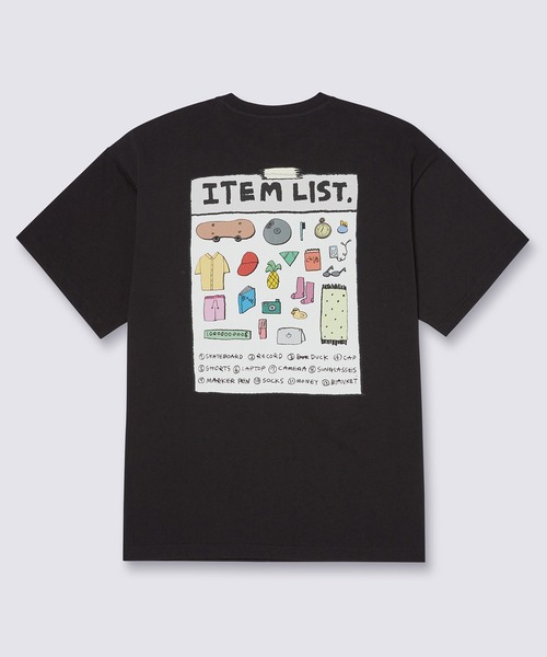 VANS（ヴァンズ） vans tシャツ RIROO ITEM LIST Tシャツ メンズ