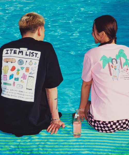 【VANS】 X RIROO 半袖Tシャツ ★ アーティスト コレクション VANS tシャツ RIROO ITEM LIST Tシャツ メンズ レディース