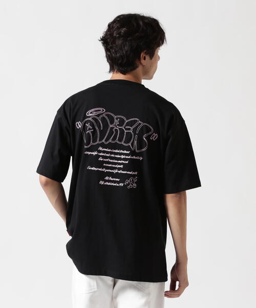 AVIREX☆限定 GRAFFITI EMBROIDERY Tシャツ コットン 半袖 全3色 直営店限定》GRAFFITI EMBROIDERY T-SHIRT | AVIREX