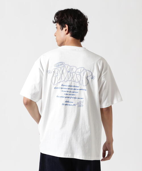 AVIREX☆限定 GRAFFITI EMBROIDERY Tシャツ コットン 半袖 全3色 直営店限定》GRAFFITI EMBROIDERY T-SHIRT | AVIREX