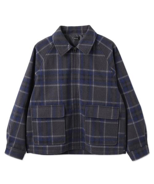 「LUCY」 ブルゾン MEDIUM ダークグレー メンズ_画像4