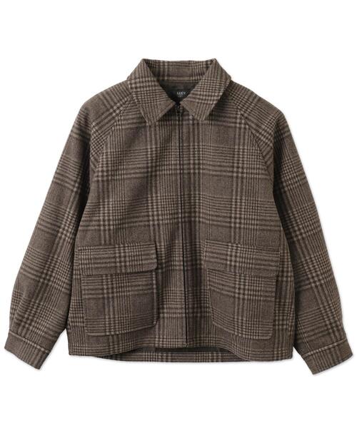 「LUCY」 ブルゾン MEDIUM ダークグレー メンズ_画像5