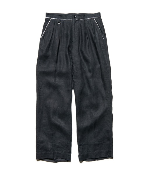uniform experiment パンツ BRUSHED LINEN CUT-OFF PANTS メンズ
