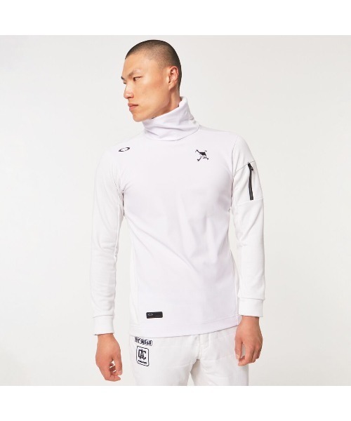 「OAKLEY」 長袖Tシャツ X-LARGE ホワイト メンズ