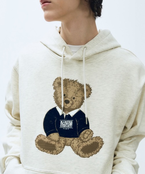 MARITHE + FRANCOIS GIRBAUD パーカー DOODLE BEAR HOODIE