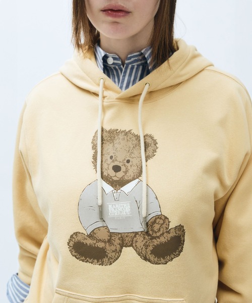 【MARITHE】 BOUCLE DOODLE ベアパーカー さらに100円引き◇MARITHE◇BOUCLE DOODLE BEAR HOODIE (Marithe