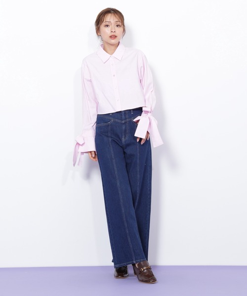 新品☆JILLSTUARTｱｲﾅｼﾌｫﾝﾌﾞﾗｳｽ☆ﾘﾎﾞﾝ☆ｼﾞﾙｽﾁｭｱｰﾄ JILL by JILL STUART（ジルバイジルスチュアート） ブラウス シャツ