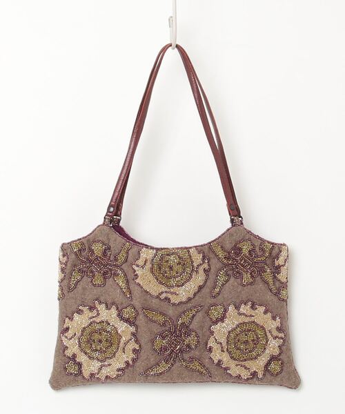 JAMIN PUECH パープルハンドバッグ NEW ARRIVAL】JAMIN PUECH LEATHER