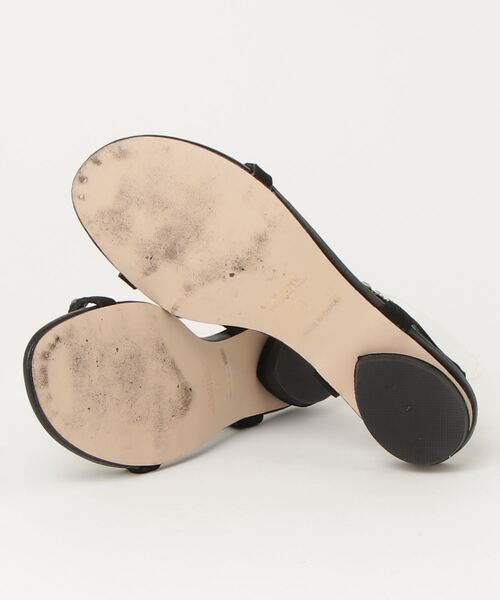 「ALUNE」 フラットサンダル M ブラック レディース_画像3