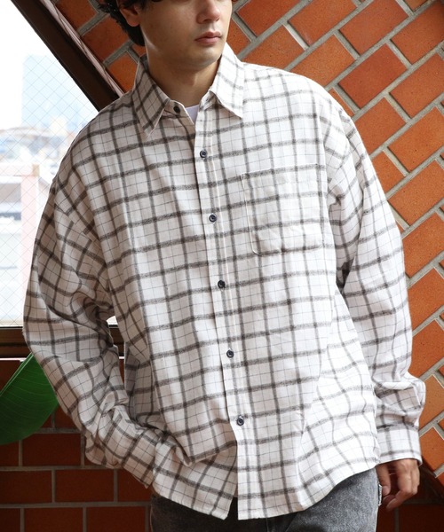 8 シャツ チェックネルシャツ メンズ レディース : ZOZOTOWN Yahoo!店