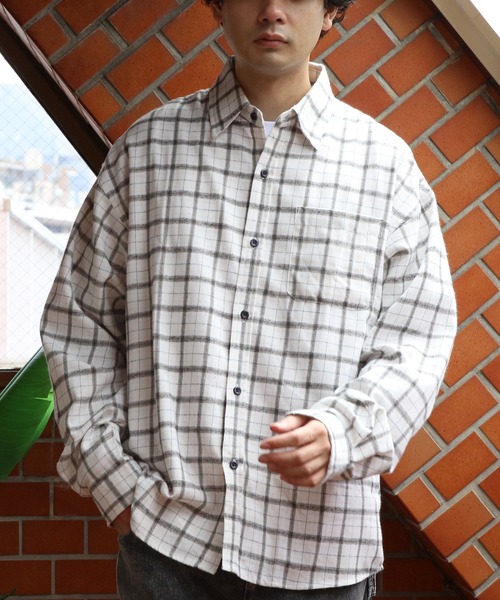 8 シャツ チェックネルシャツ メンズ レディース : ZOZOTOWN Yahoo!店