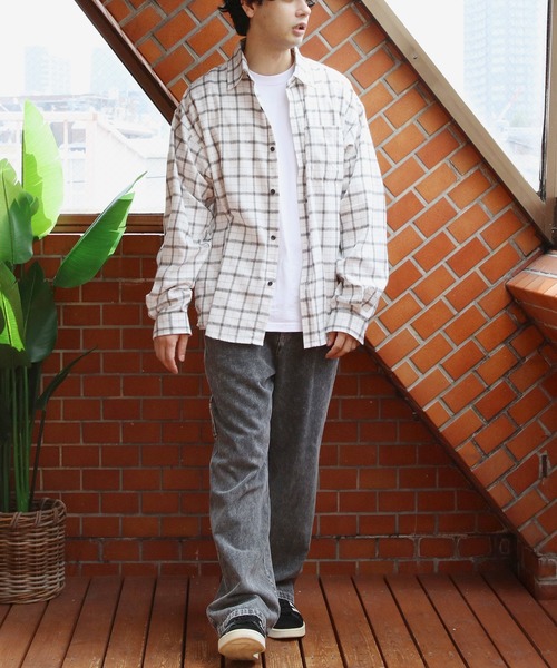8 シャツ チェックネルシャツ メンズ レディース : ZOZOTOWN Yahoo!店