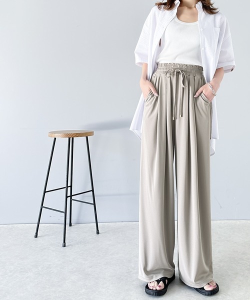 「classicalelf」 イージーパンツ X-LARGE アイボリー レディース_画像6