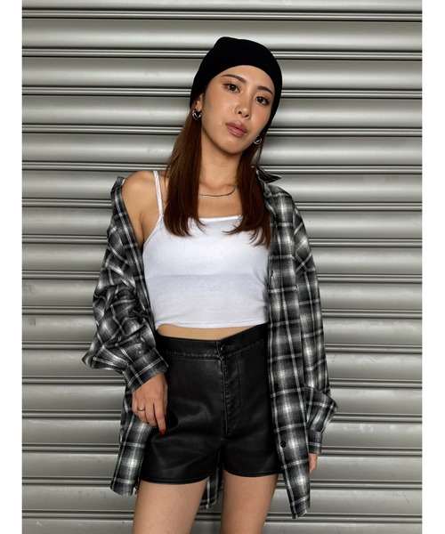 プラダ PRADA 半袖シャツ ブラウス シルク 40 ピンク フリル