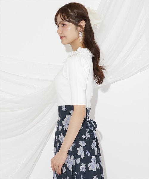 「WILLSELECTION」 半袖ニット FREE ピンク レディース_画像3