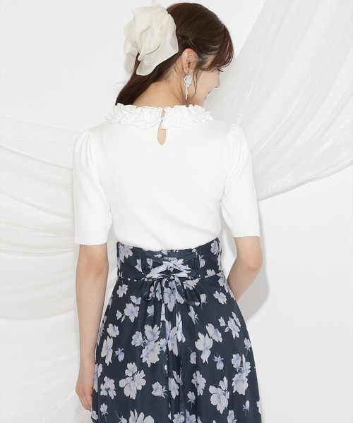 「WILLSELECTION」 半袖ニット FREE ピンク レディース_画像4