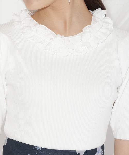 「WILLSELECTION」 半袖ニット FREE ピンク レディース_画像5