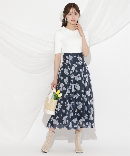 「WILLSELECTION」 半袖ニット FREE ピンク レディース_画像7