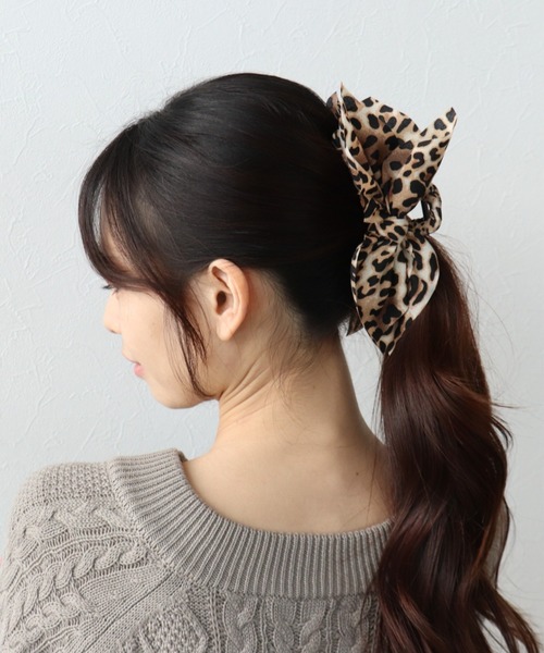 Three Four Time（スリーフォータイム） ヘアクリップ レオパード