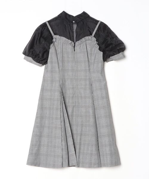 「EATME」 半袖ワンピース MEDIUM グレー レディース_画像2