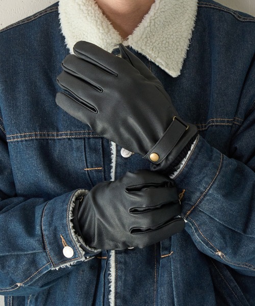 SETUP7（セットアップセブン） 手袋 「SETUP7」C'est doux PUレザー
