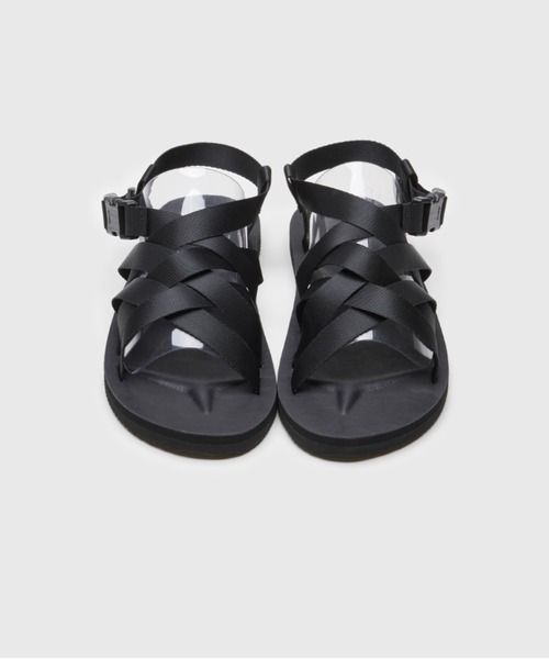 「SUICOKE」 フラットサンダル 5 ブラック レディース_画像5