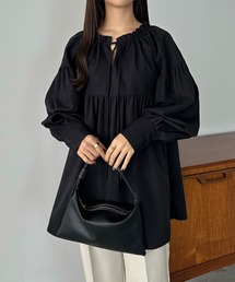 「callautia」 長袖ブラウス LARGE ホワイト レディースの画像2