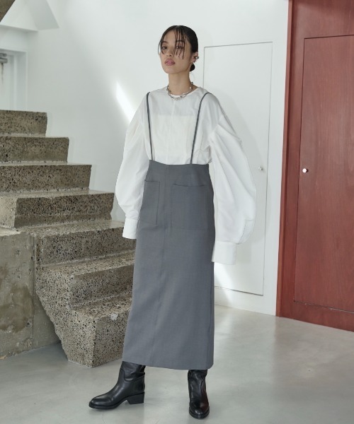 AIC. サロペットスカート FREE ブラック レディース : ZOZOTOWN Yahoo