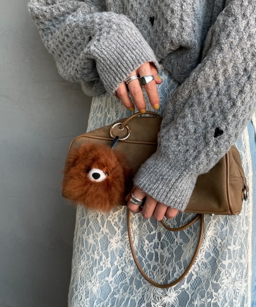 COSY キーホルダー 「COSY/コージー」 リアルファー スモールベア