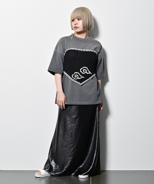 「CITYSHOP」 ロングスカート 36 ベージュ レディース_画像4