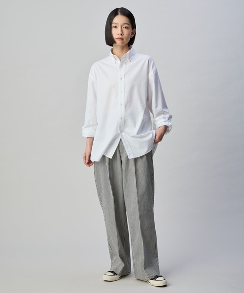 FREAK'S STORE（フリークスストア） 長袖シャツ LARGE サックスブルー