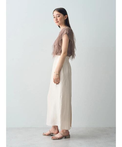 「YECCA VECCA」 スカート M モカ レディース_画像5