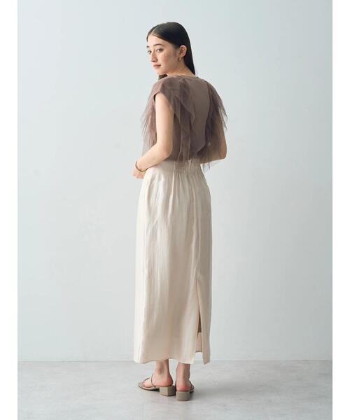 「YECCA VECCA」 スカート M モカ レディース_画像6